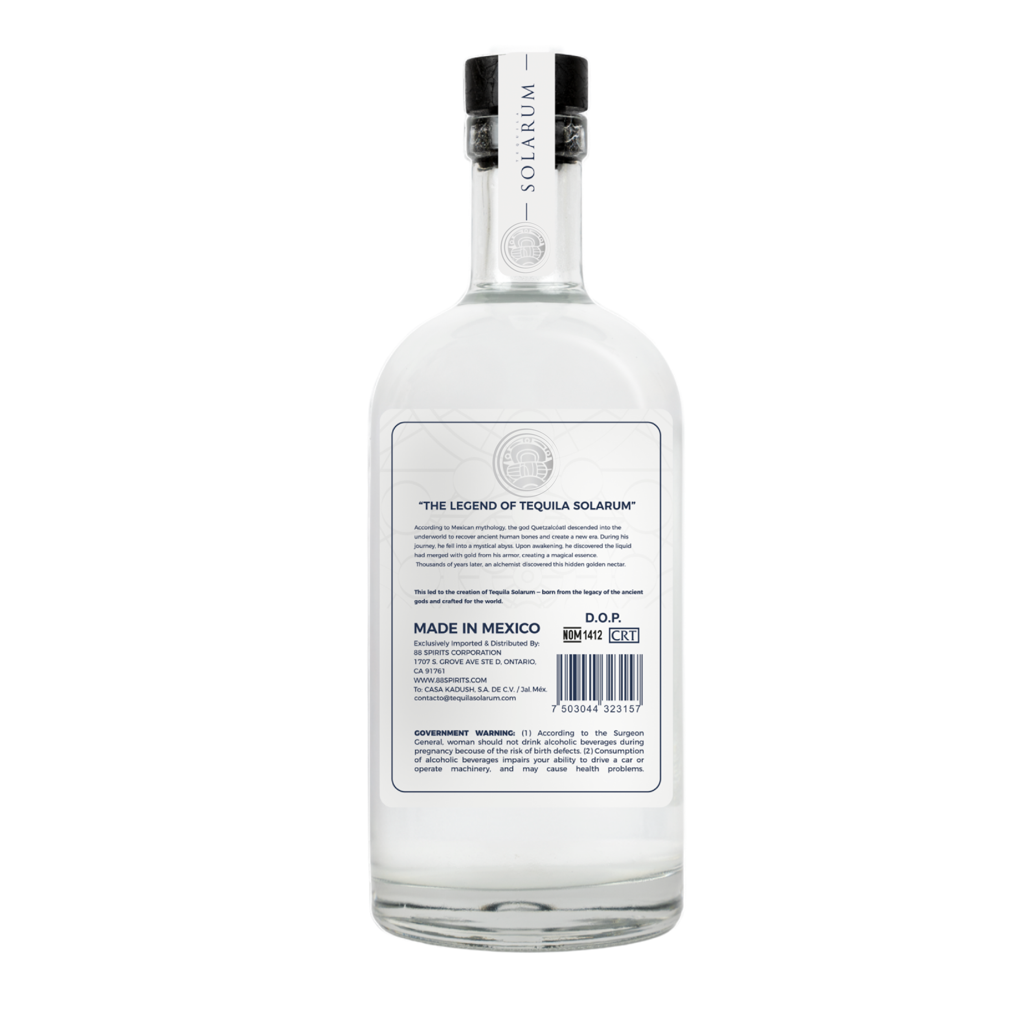 Tequila Solarum Plata 750 ml