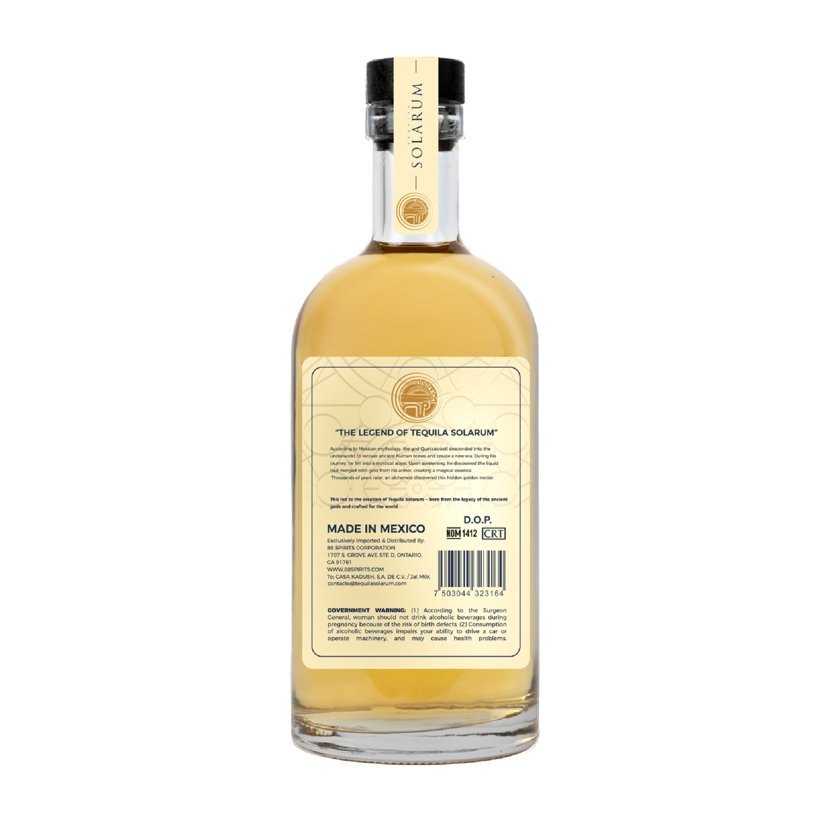 Tequila Solarum Reposado 750 ml
