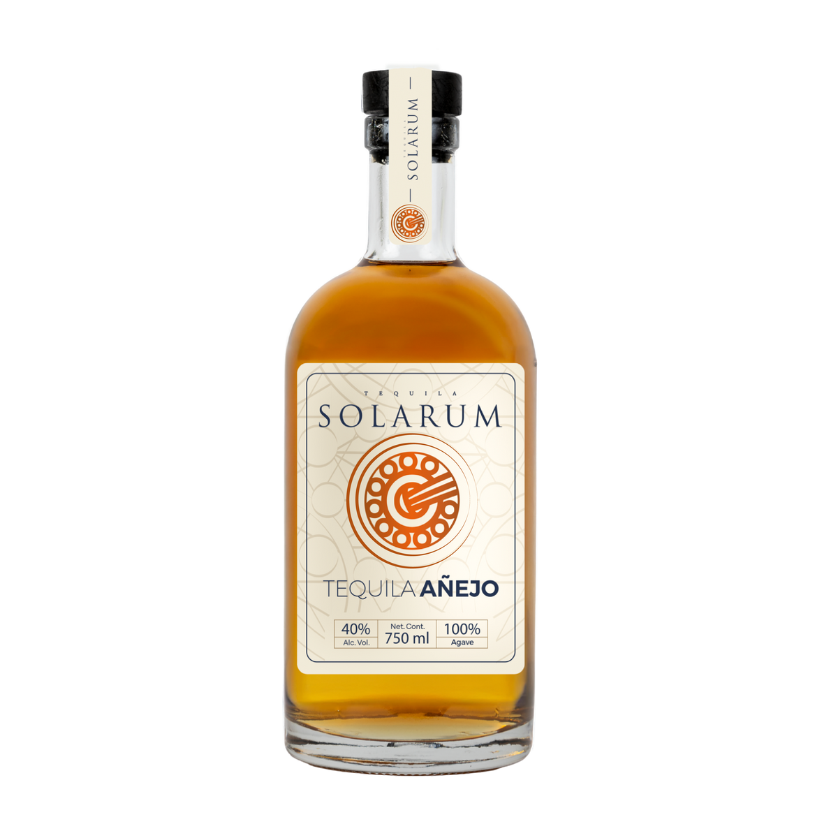 Tequila Solarum Añejo 750 ml
