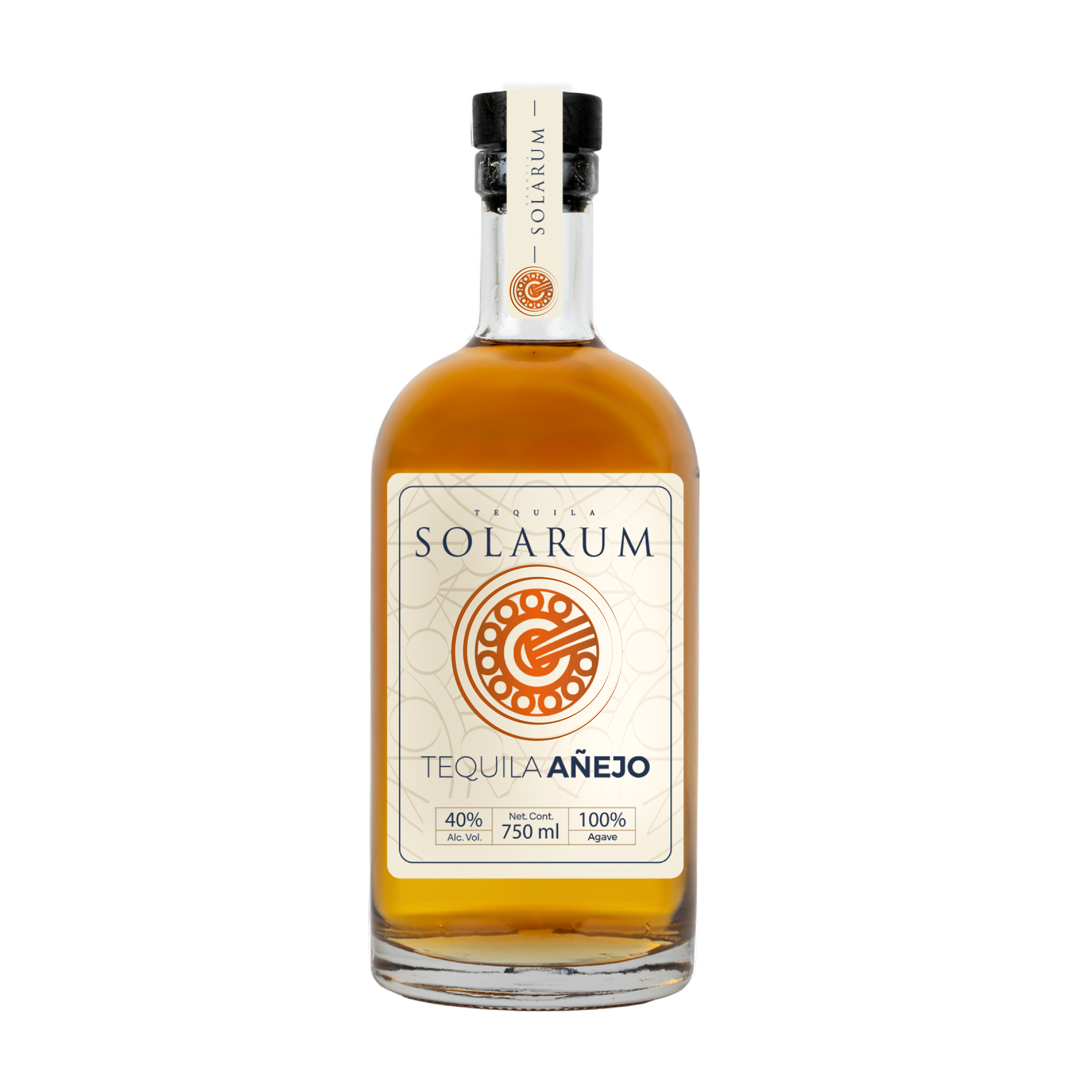 Tequila Solarum Añejo 750 ml