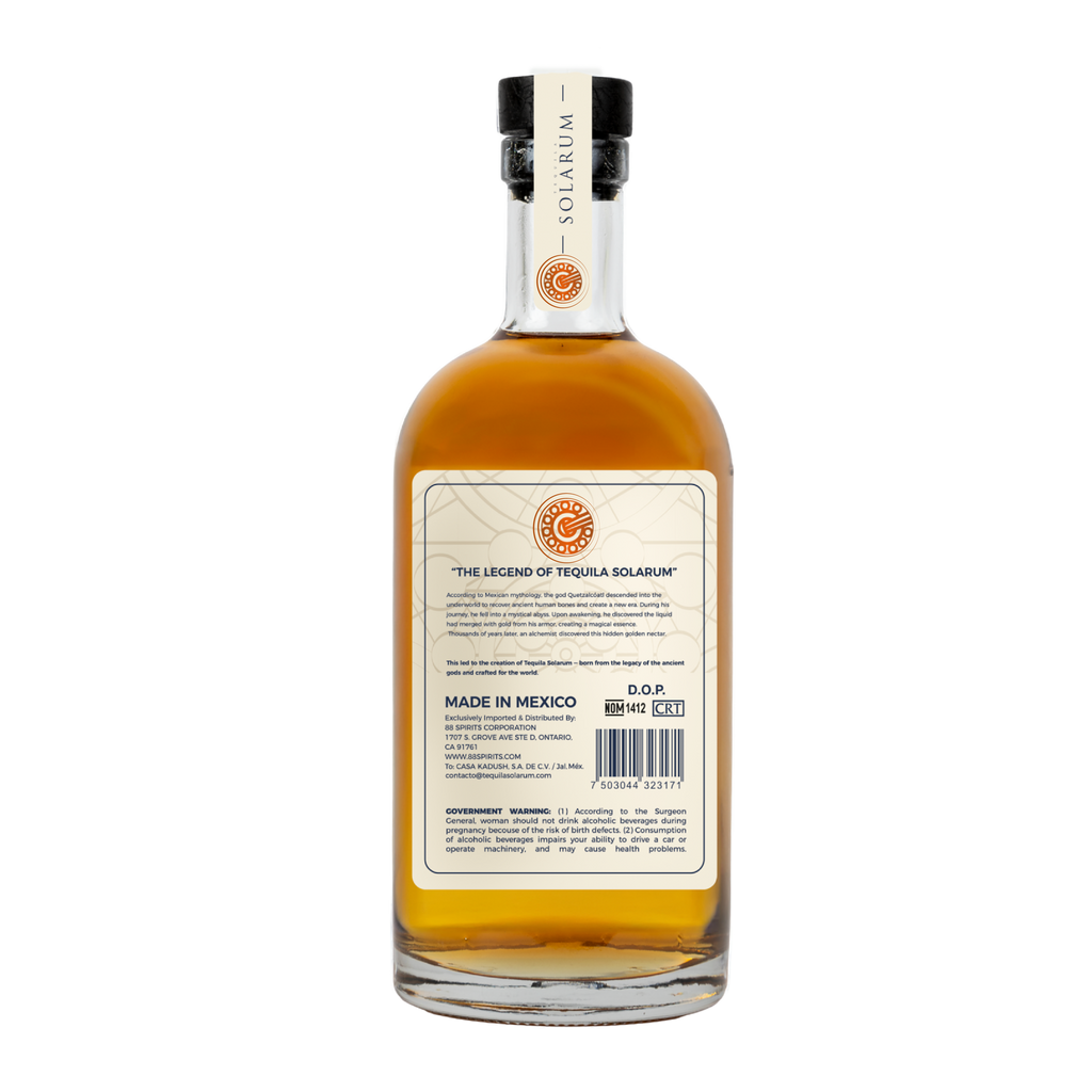 Tequila Solarum Añejo 750 ml