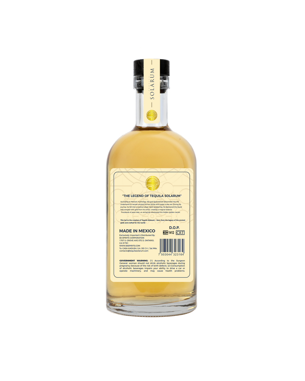 Tequila Solarum Reposado 750 ml