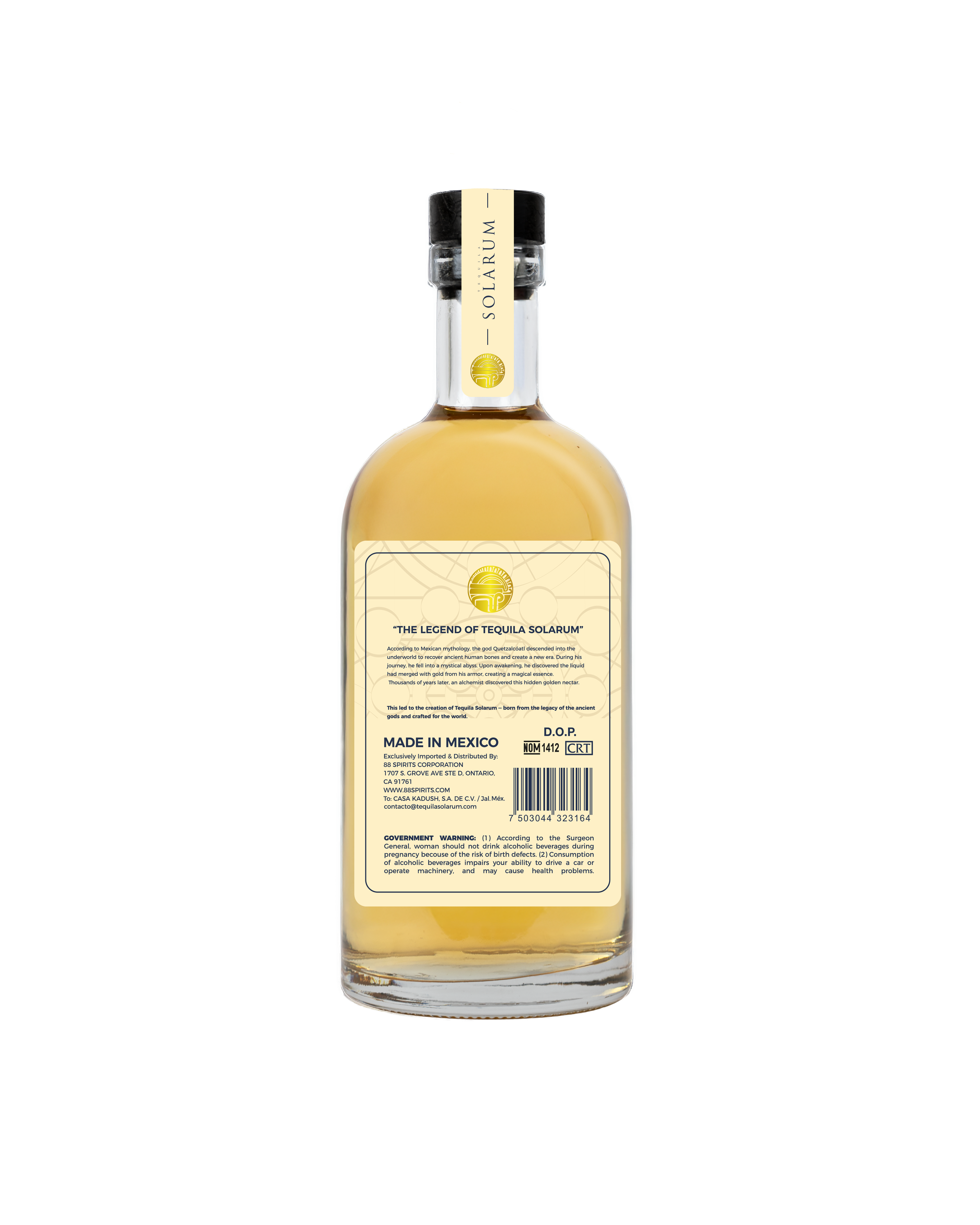 Tequila Solarum Reposado 750 ml