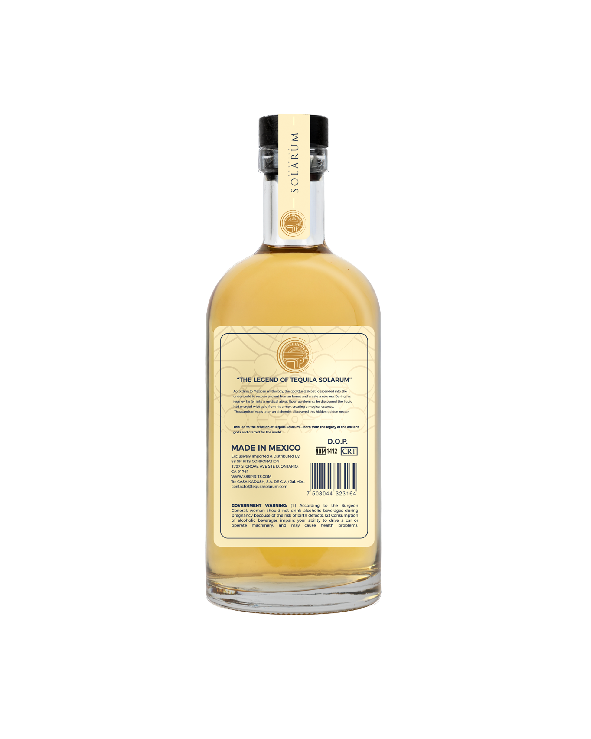 Tequila Solarum Reposado 750 ml