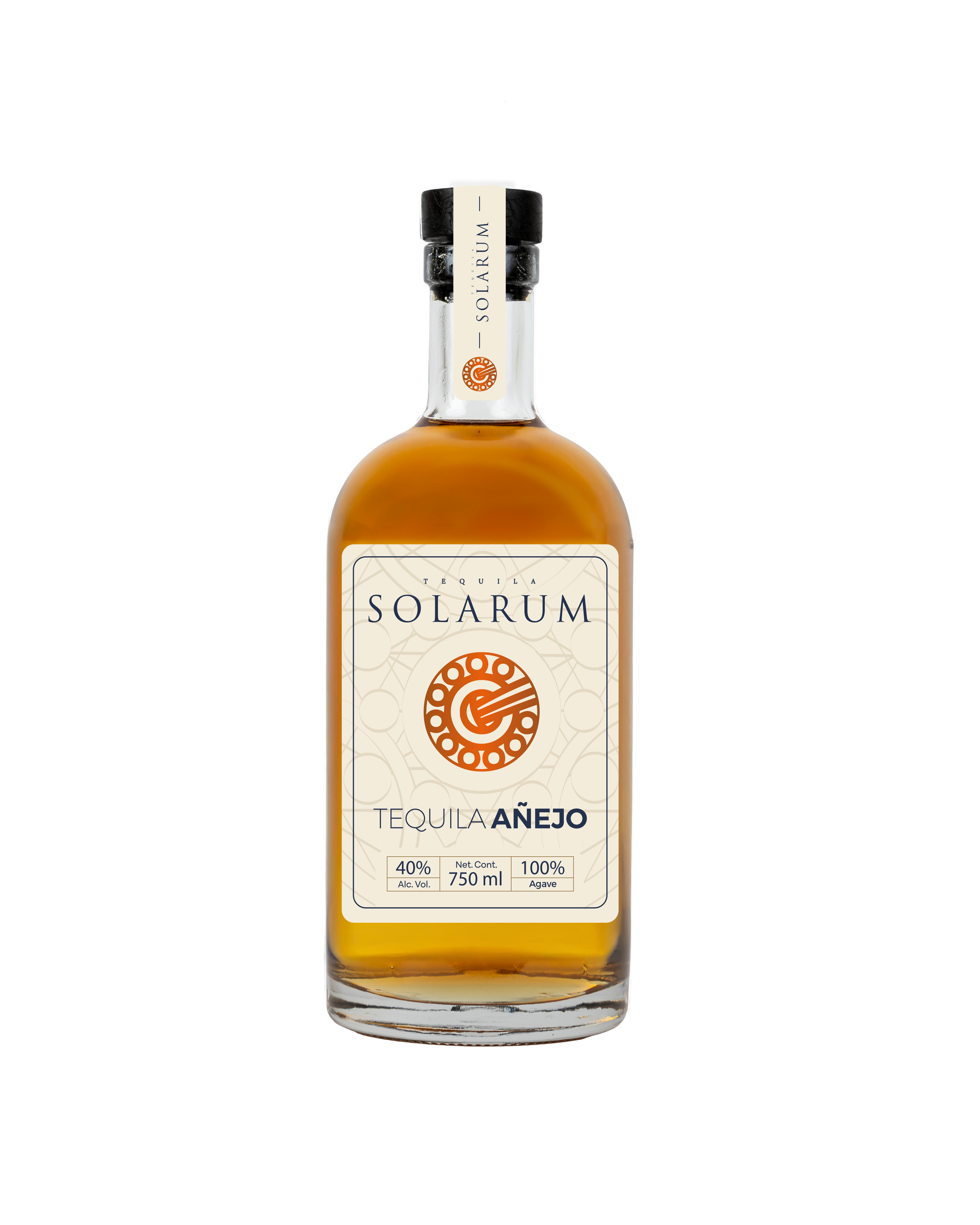 Tequila Solarum Añejo 750 ml